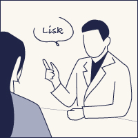 患者にリスクをきちんと説明する医師