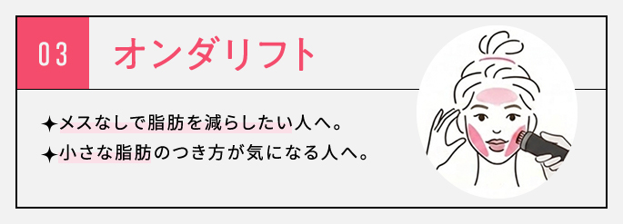 オンダリフトの特徴と領域