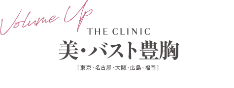 THE CLINIC 美・バスト豊胸 [東京・横浜・名古屋・大阪・福岡]