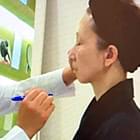 手術内容の説明とマーキングの様子