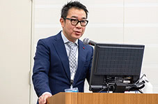 日本再生医療学会総会での発表の様子（2019年3月23日／大橋昌敬医師）