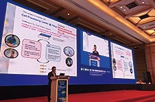 第6回中国脂肪学学会・第4回国際形成外科サミットでの発表の様子（2019年7月20日／大橋昌敬医師）