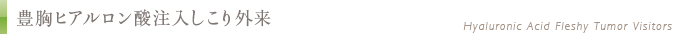 豊胸ヒアルロン酸除去