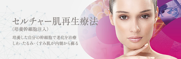 セルチャー肌再生療法(培養幹細胞注入)