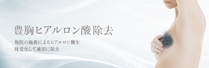 豊胸ヒアルロン酸除去