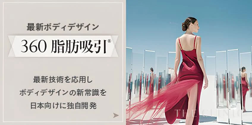 最新ボディデザイン 360脂肪吸引® 最新技術を応用しボディデザインの新常識を日本向けに独自開発