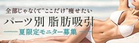 脂肪吸引の専門クリニックが手がけるパーツ別脂肪吸引モニター募集