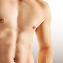 男性のボディデザイン（胸部、上腕）