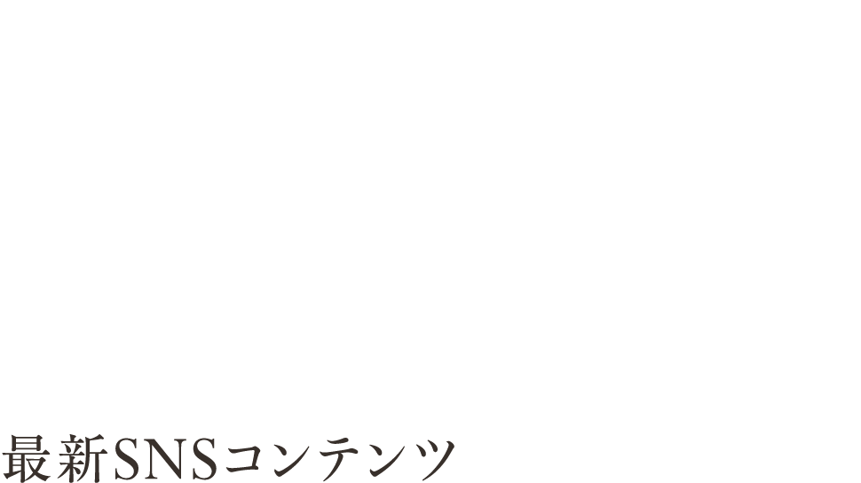 最新SNSコンテンツ